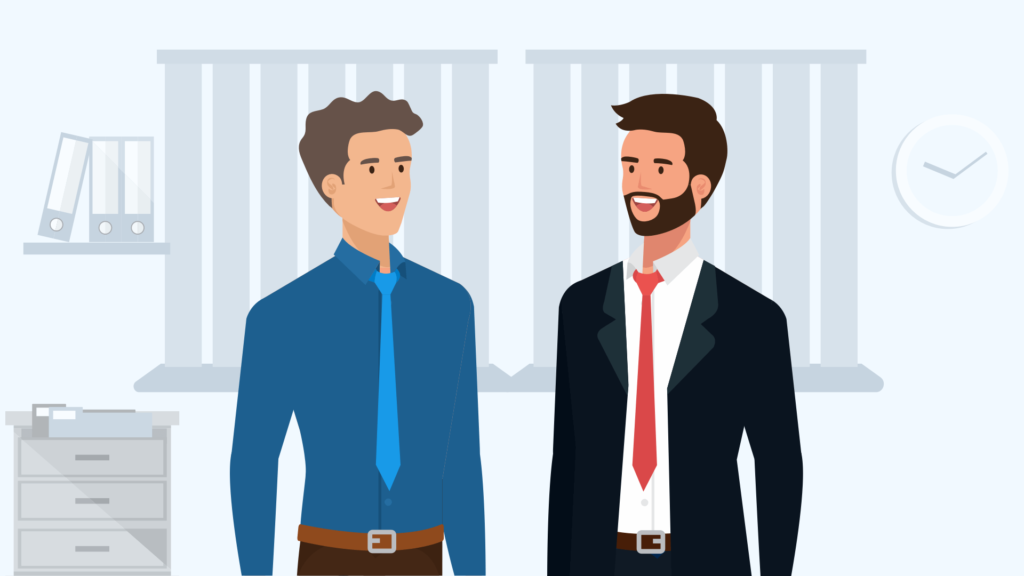 clip art of two male attorneys 